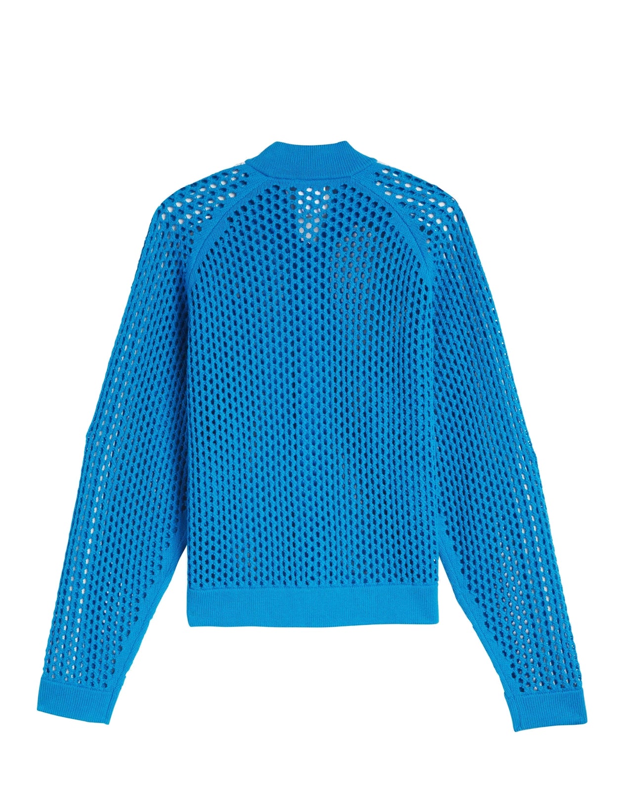 adidas x CLOT FW24 Crochet Track Jacket Asia Sizing 'Bright Blue' JF4268