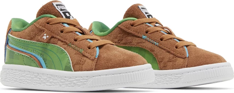 (TD) PUMA x Minecraft Suede 'Grass Block' 384487-01