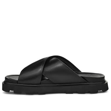 (WMNS) UGG Capitelle Crossband Sandal 'Black' 1152672-BLK