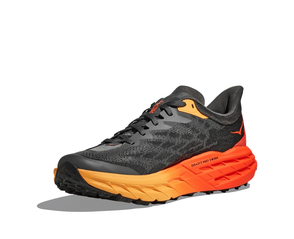HOKA ONE ONE Speedgoat 5 'Dark Grey Orange' 1123157-CFLM