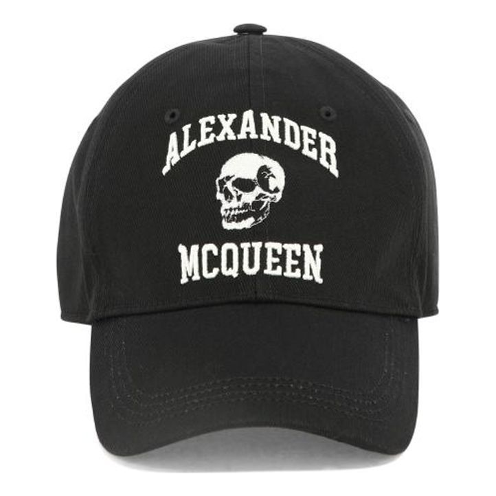 Alexander McQueen Logo Embroidery Cap 'Black' 759450-4105Q-1078