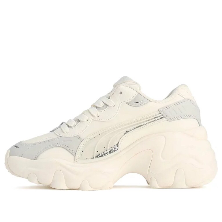 (WMNS) PUMA Pulsar Wedge 'Sequin White' 400978-01