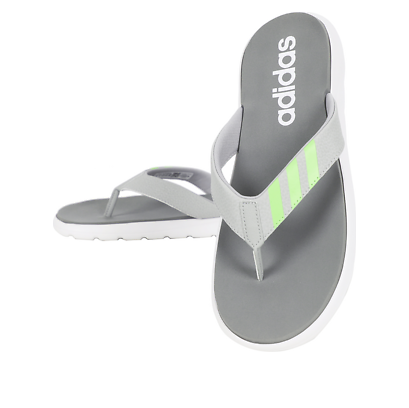 adidas Comfort Flip-Flops 'Grey Green Spark' IF0811