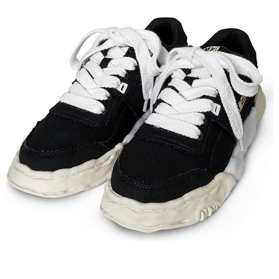 Maison MIHARA YASUHIRO Parker OG Sole Canvas Low 'Black' A08FW704-BLACK