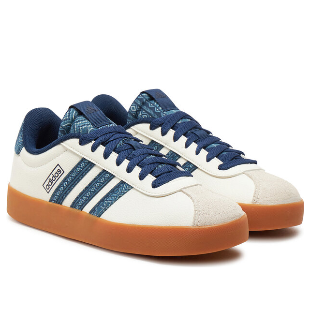 (WMNS) adidas Vl Court 3.0 'Off White Night Indigo Gum' IH4809