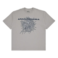 Sp5der Arach NY Phobia T-Shirt 'Grey' 2406-1SS240103ANPT-GREY