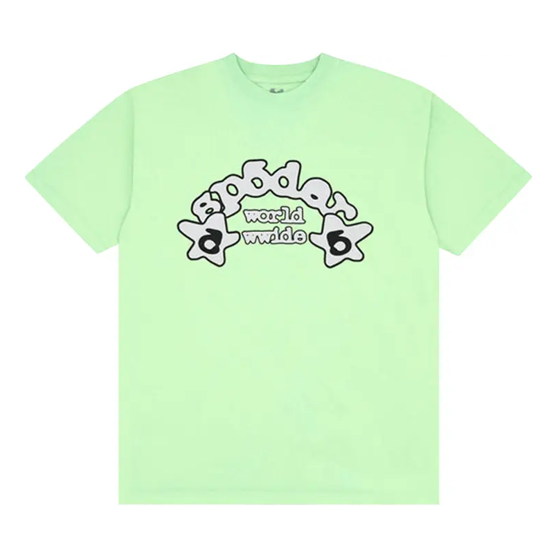 Sp5der Worldwide T-Shirt 'Slime Green' SP5-WWSLIMET