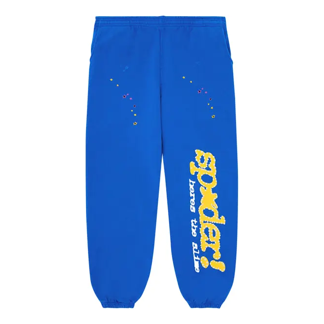 Sp5der Sweatpants 'TC Blue' SP5-MBLU-SWP