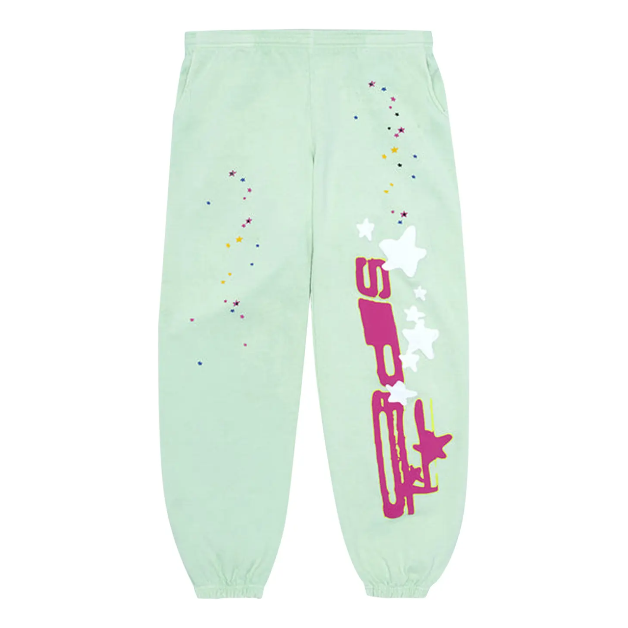 Sp5der Sweatpants 'Mint' SP5-LIME-SP