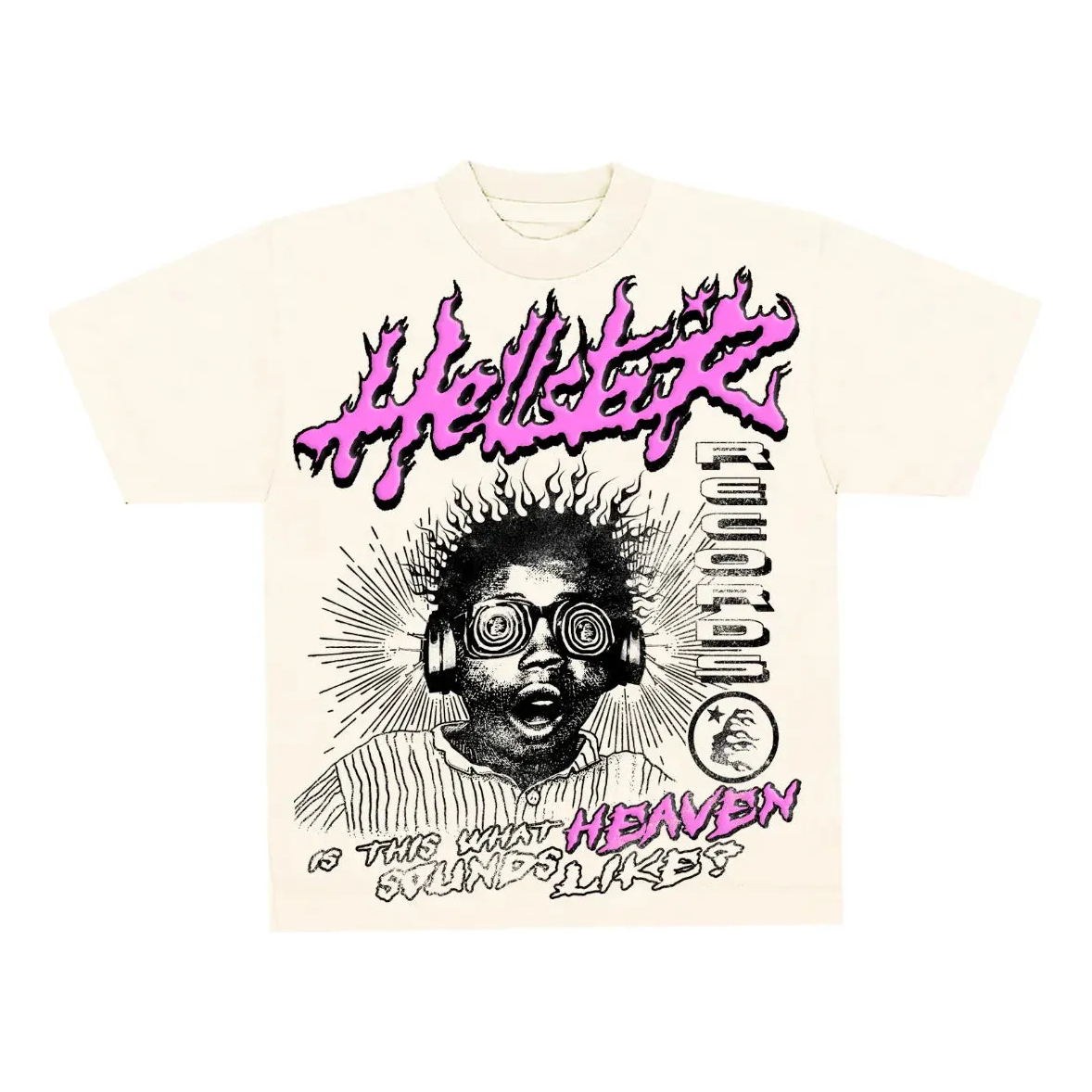 Hellstar Sounds Like Heaven T-Shirt 'Beige' HSSLH-BEIGE