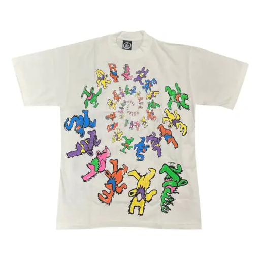 Hellstar Studios Grateful Dead Dancing Bears T-shirt 'Beige' HSGDC-CREAM