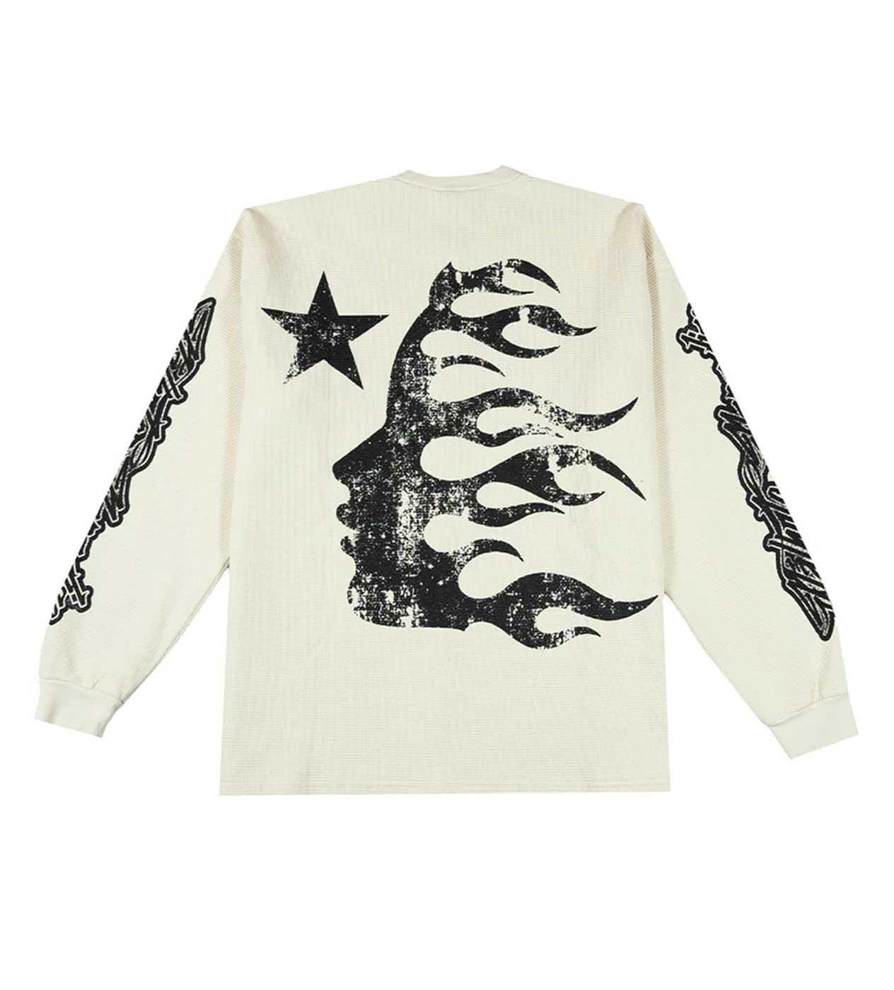 Hellstar Studios Victory Thermal Long Sleeve T-Shirt 'Cream' HSVT-CREAM