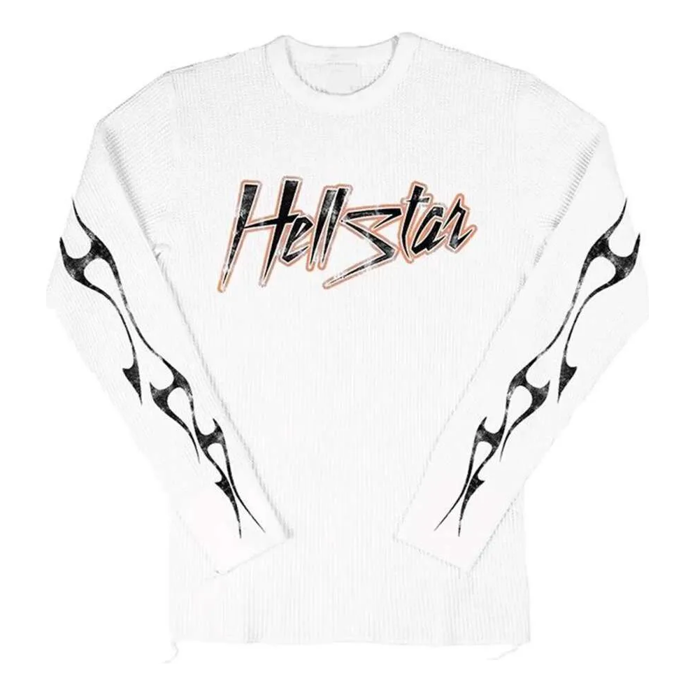 Hellstar Path To Paradise Long Sleeves T-Shirt 'White' HSPTP-WHITE