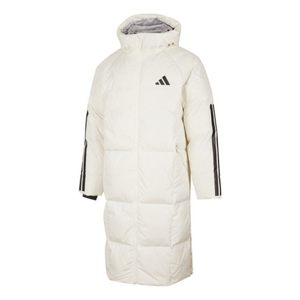 adidas COLD RDY 3S LONG DOWN JACKET Asia Sizing 'White Black' JG3838