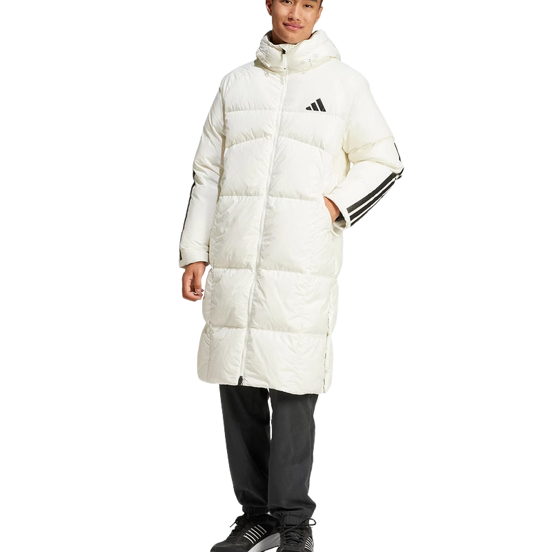 adidas COLD RDY 3S LONG DOWN JACKET Asia Sizing 'White Black' JG3838