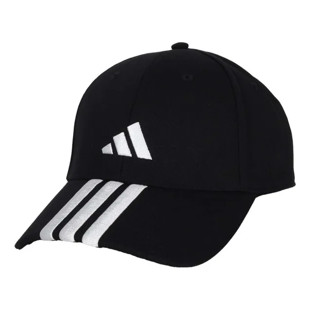 adidas 3 Stripes Cap 'Black White' JG1072