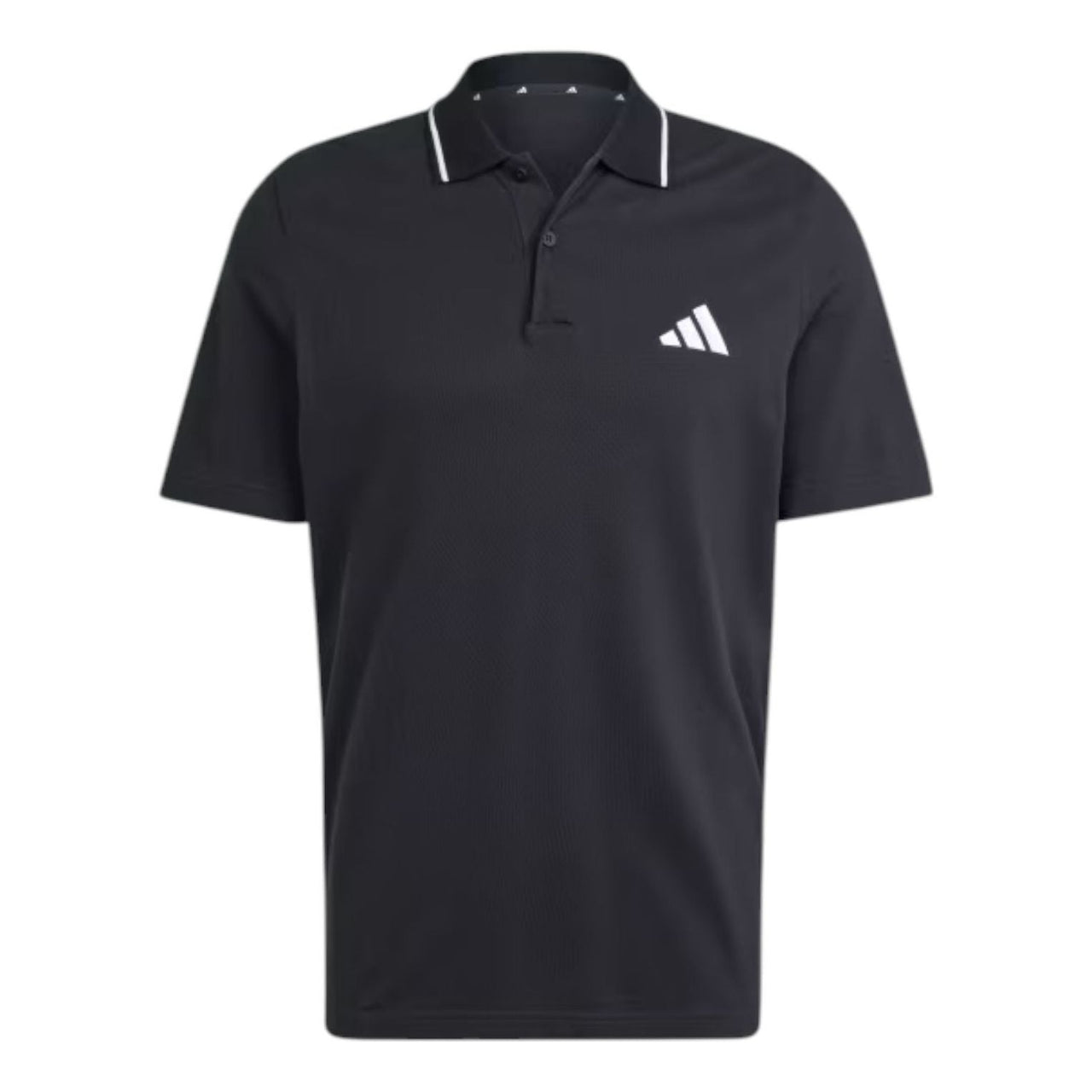 adidas Essentials Small Logo Piqu Polo Shirt 'Black' JE9023