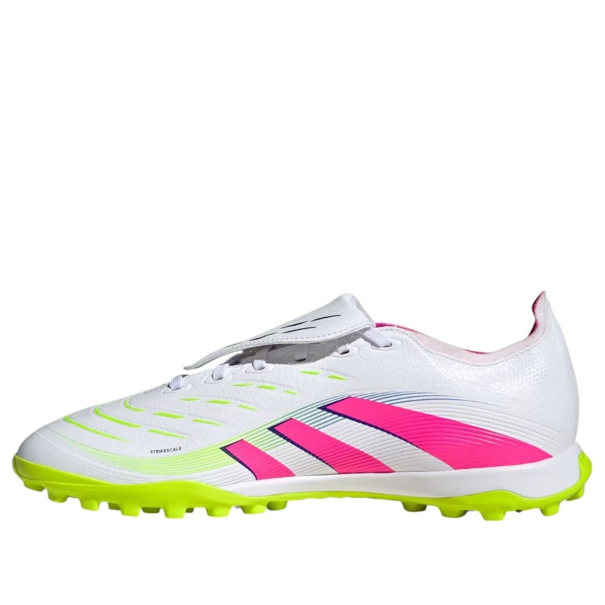 adidas Predator League Fold-Over Tongue Turf 'Lucid Pink Lucid Lemon' JS0385