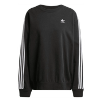 adidas 3 Stripes Long Sleeves Sweat Top 'Black White' JD0891