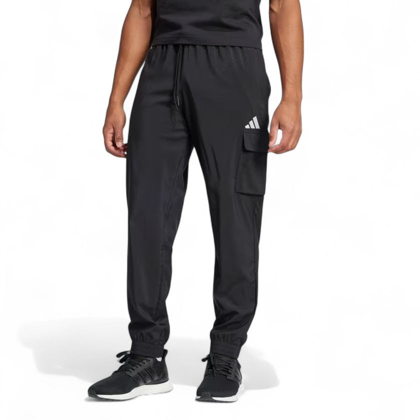 adidas Essentials Small Logo Cargo Pants 'Black' JF3538
