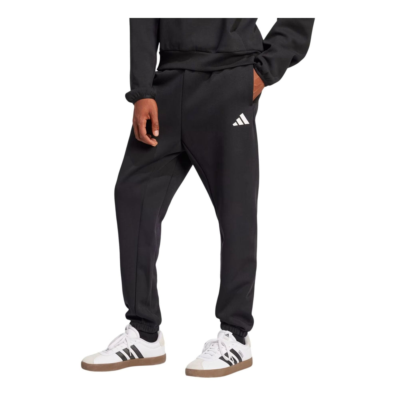 adidas Future Icons Small Logo Pants 'Black White' JD4949