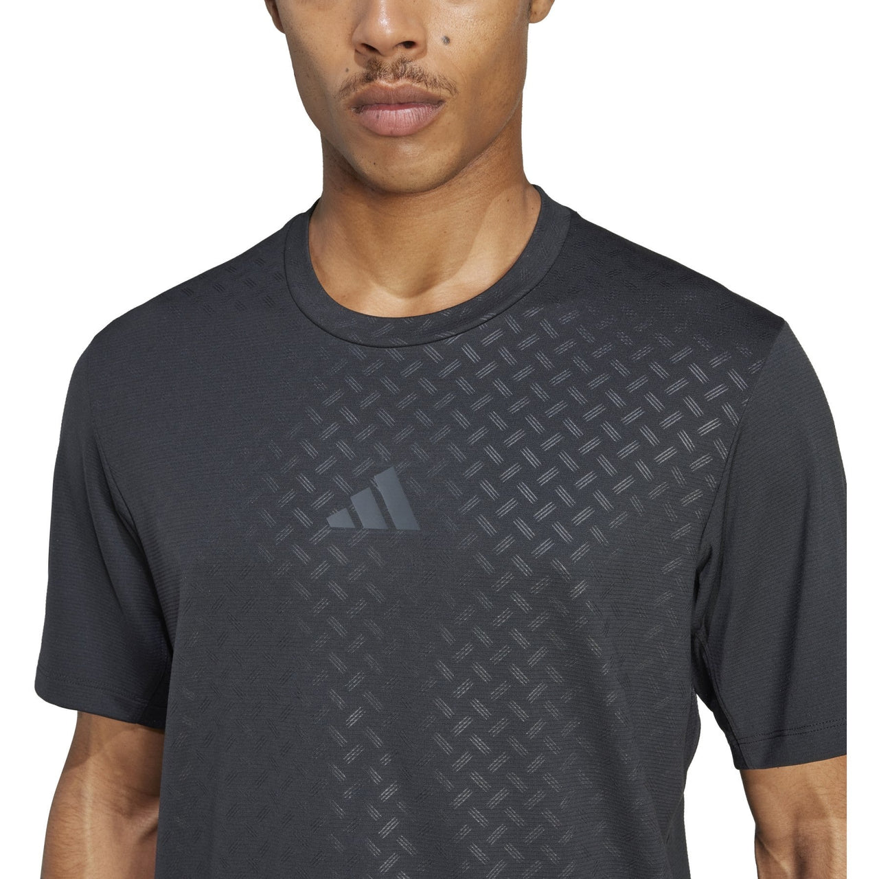 adidas Power 3-Stripes T-Shirt 'Black' JI8215