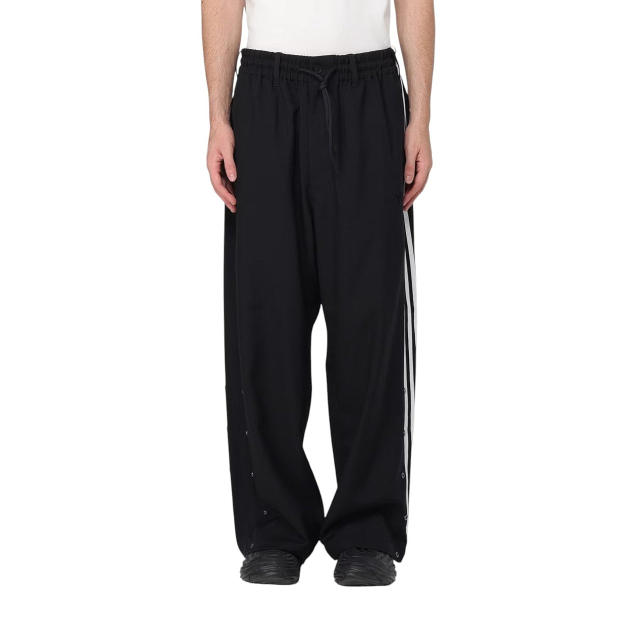 adidas Y-3 Sport Uniform 3-Stripes Pants 'Black' JD9791