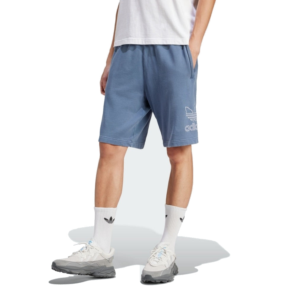 adidas Adicolor Outline Trefoil Shorts 'Blue' IR8005