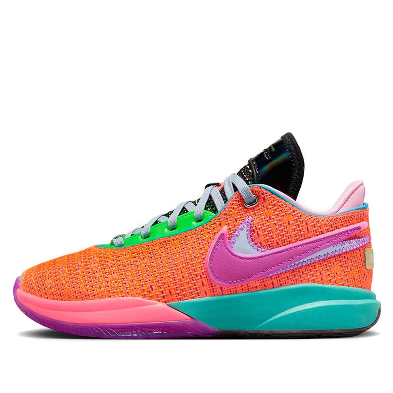 (GS) Nike LeBron 20 'Total Orange Vivid Purple' DQ8651-800