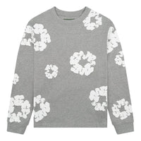 Denim Tears Cotton Wreath Long Sleeves T-Shirt 'Grey' DT-034