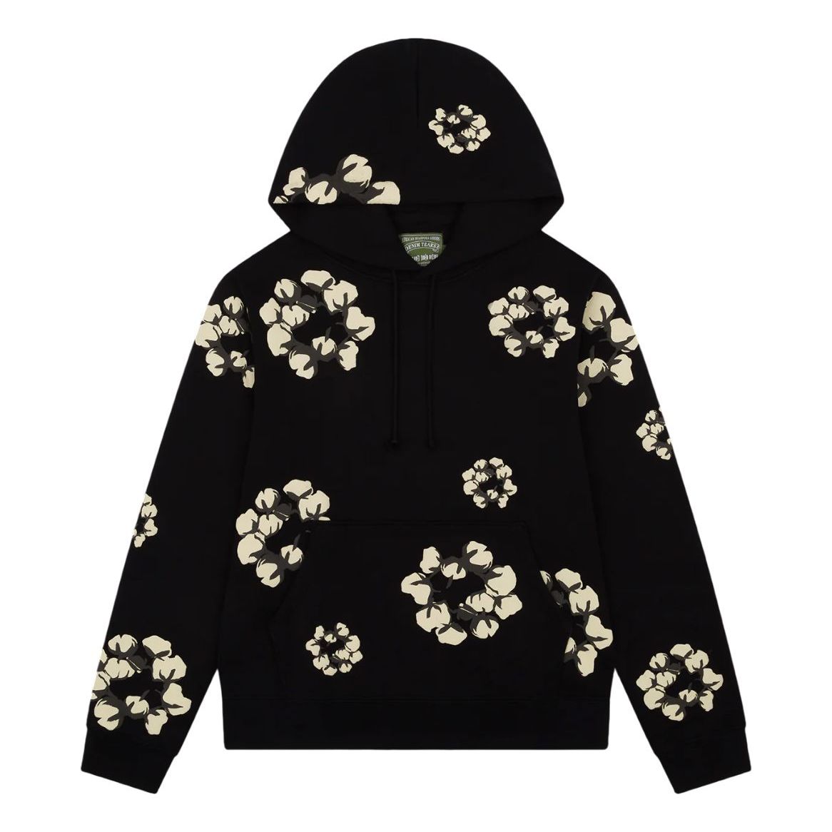 Denim Tears x Cactus Plant Flea Market Cotton Wreath Hoodie 'Black' DTCT-6048