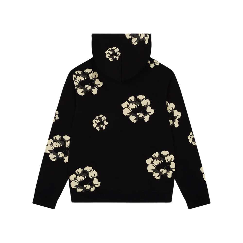 Denim Tears x Cactus Plant Flea Market Cotton Wreath Hoodie 'Black' DTCT-6048