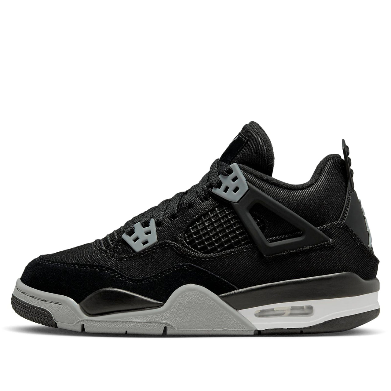 (GS) Air Jordan 4 Retro SE 'Black Canvas' DV0553-006