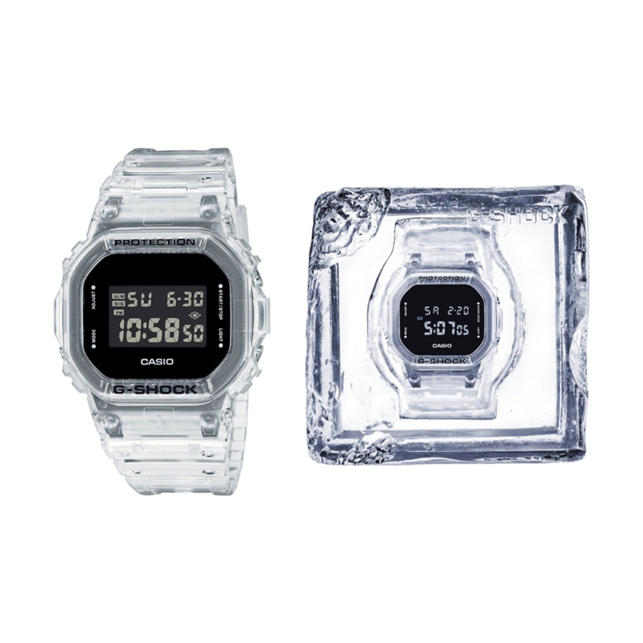 CASIO G-Shock Square 'White' DW-5600SKE-7A
