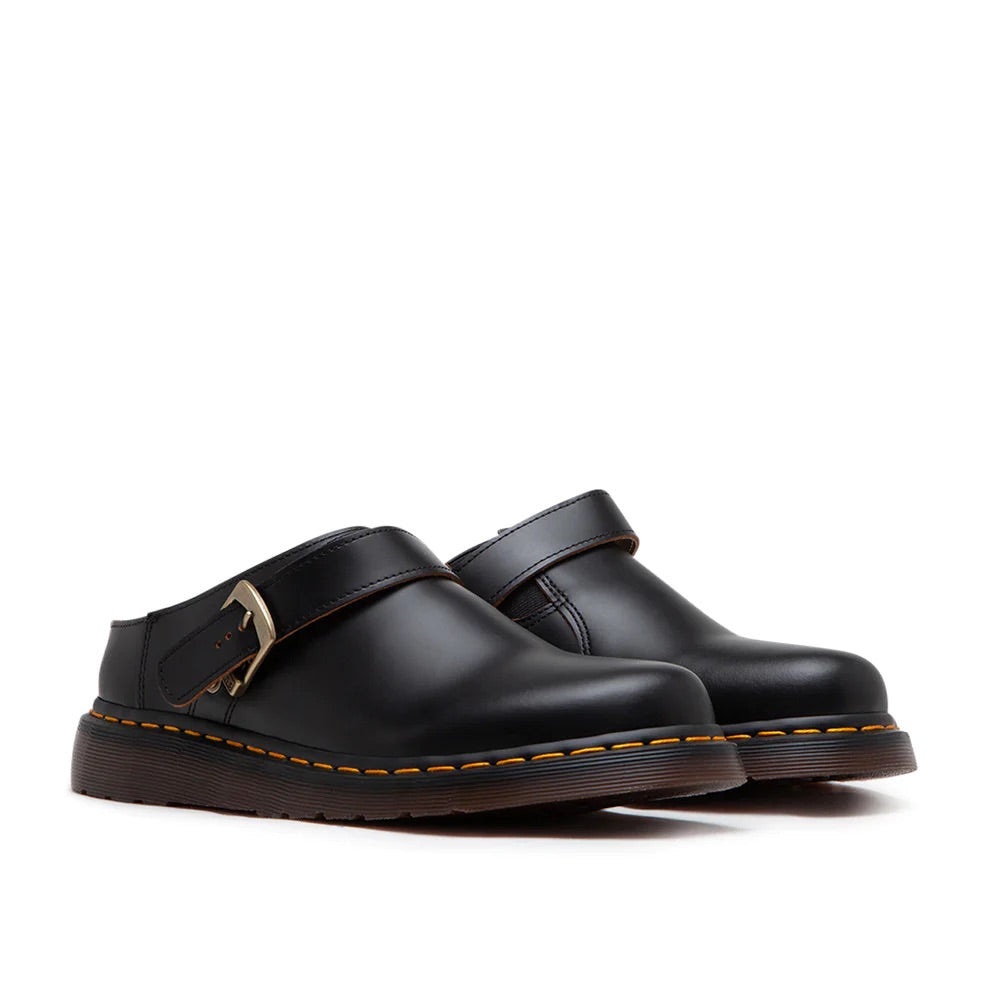 Dr.Martens Isham Vintage Smooth Leather Slingback Mules 'Black' 30627001