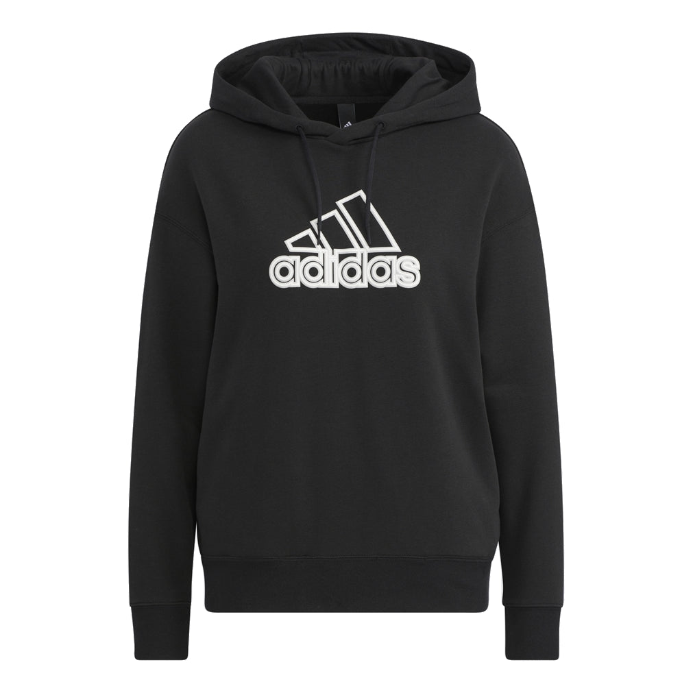 (WMNS) adidas Ust Hoodie 'Black White' HM5278