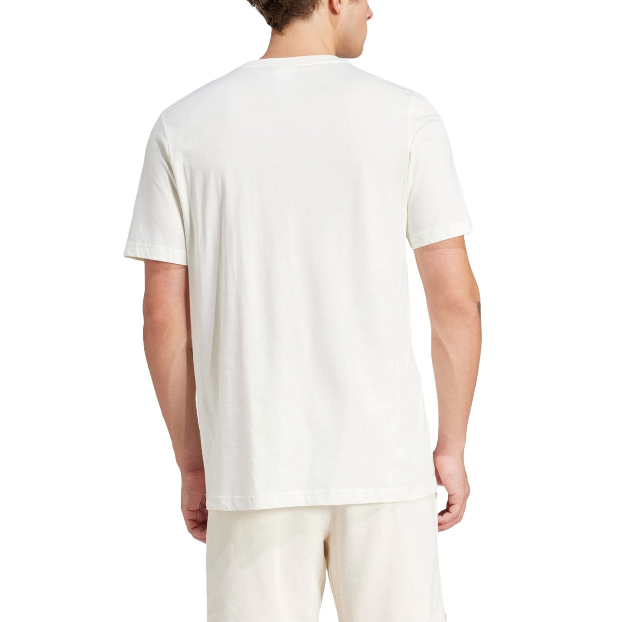 adidas Essentials Single Jersey Embroidered Small Logo T-Shirt 'Off White' IS1318