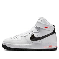 (GS) Nike Air Force 1 High 'White Black Bright Crimson' FD1019-100