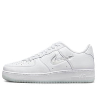 Nike Air Force 1 Low 07 Retro 'Color of the Month Jewel Swoosh Triple White' FN5924-100