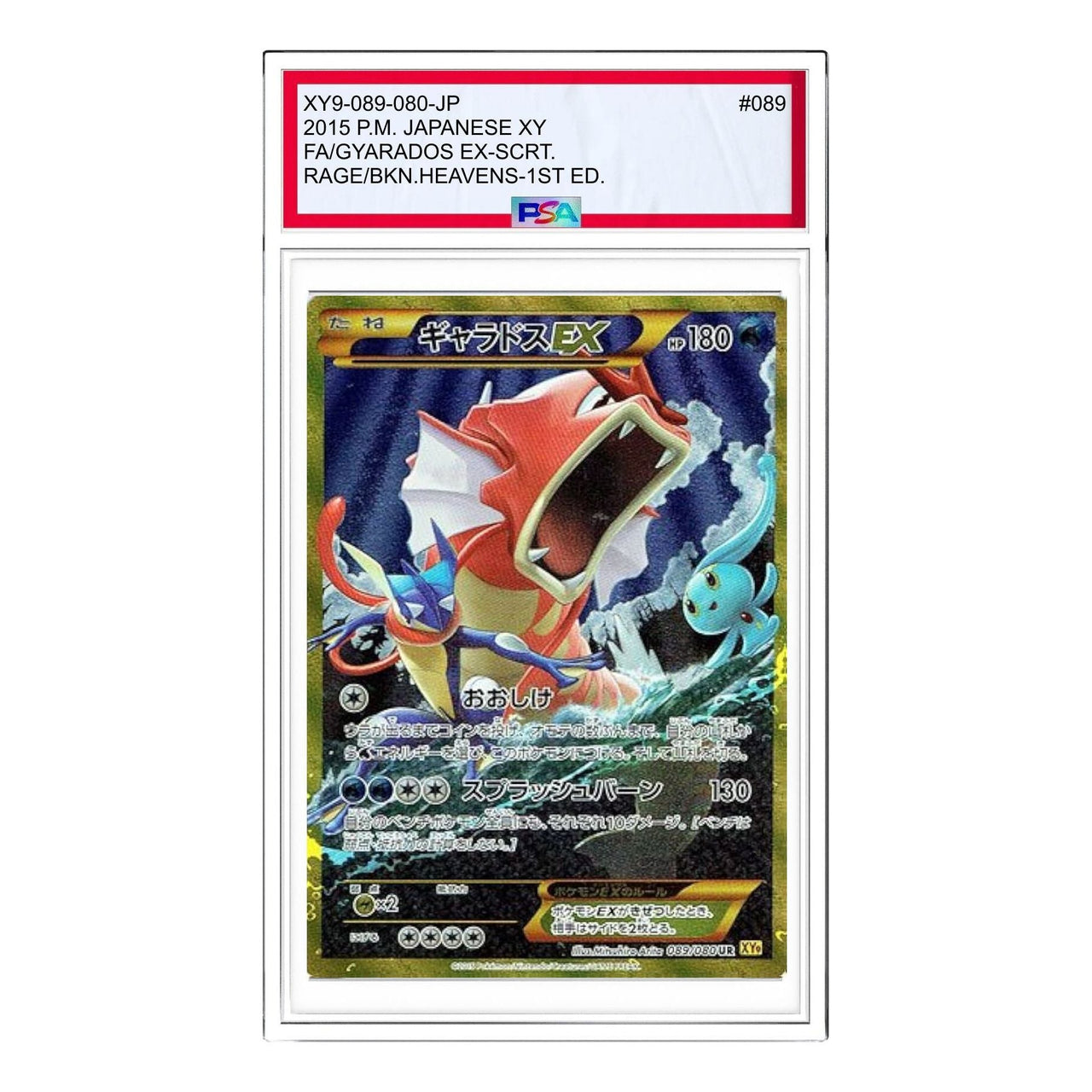 Pokemon Rage of the Broken Heavens [XY9 089/080] 'Gyarados EX UR' XY9-089-080-JP