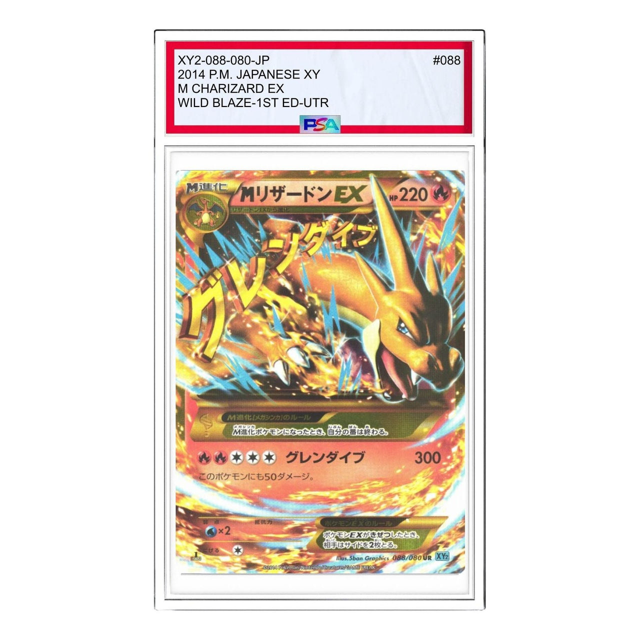 Pokemon Wild Blaze [XY2 088/080] 'M Charizard EX UR' XY2-088-080-JP