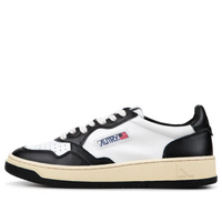 Autry Medalist Low Leather 'Black White' AULM-WB01