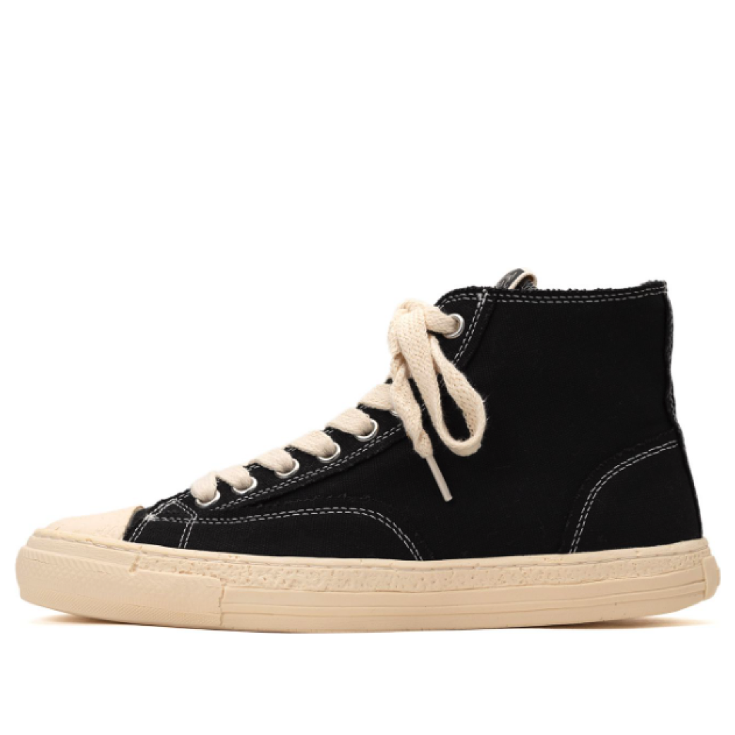 Maison MIHARA YASUHIRO PAST Sole Canvas High-top Sneaker 'Black' S09FW204-BLK