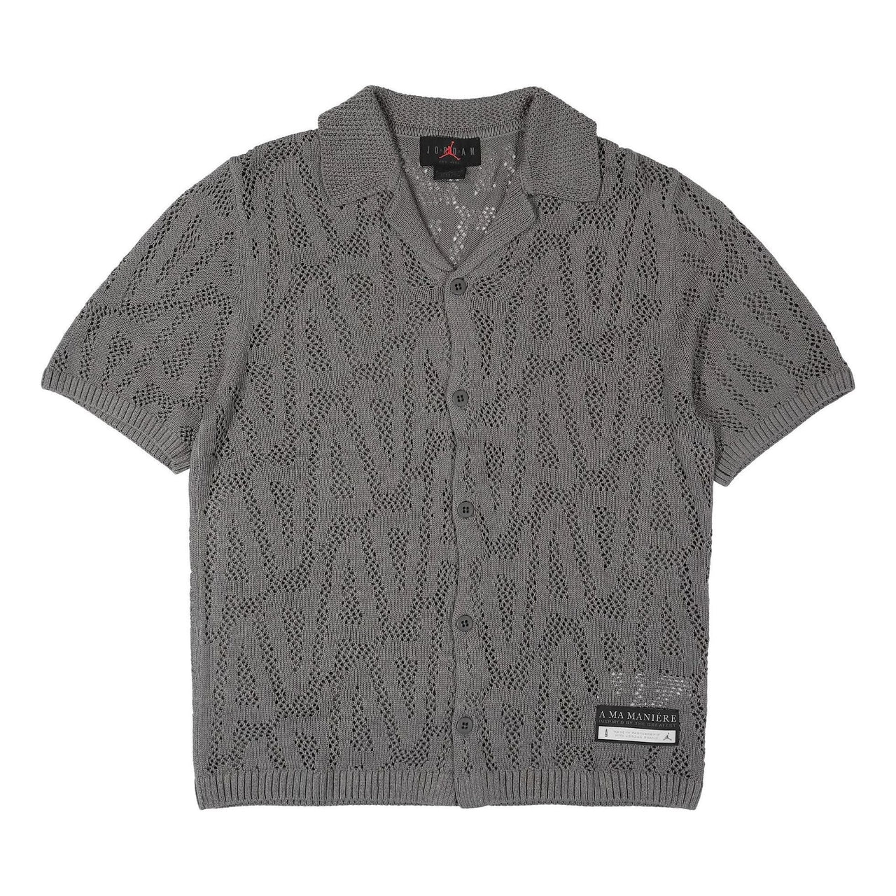 Air Jordan x A Ma Maniere Shooting Shirt Asia Sizing 'Flat Pewter' HF0535-029