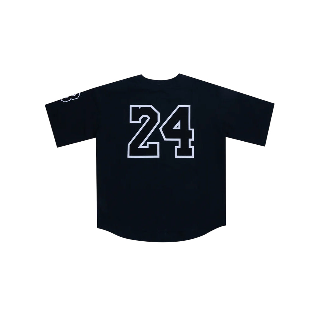Nike x Kobe Bryant Baseball Jersey Asia Sizing 'Black White' IB0008-010