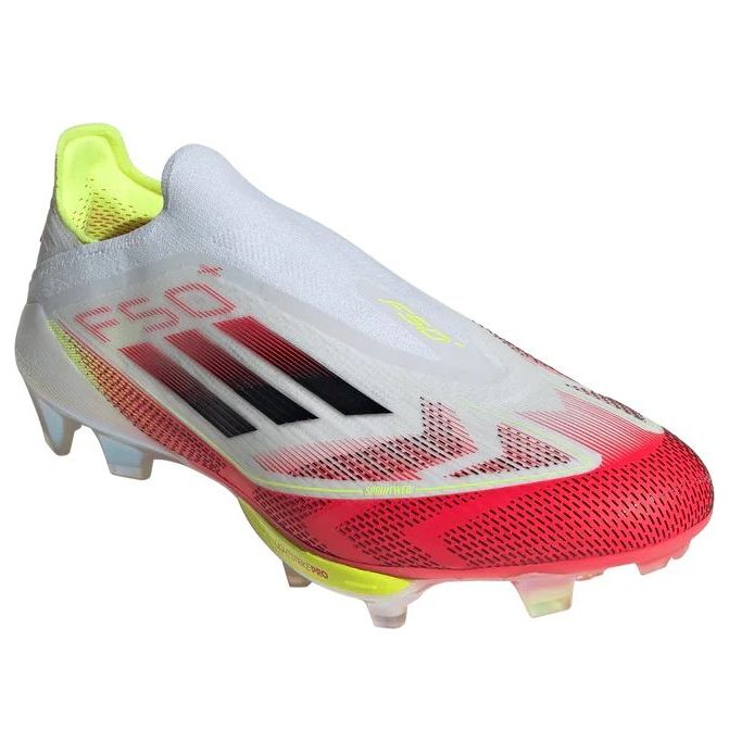 adidas F50+ FG 'Pure Victory Pack White Yellow Neon Red' IE1251