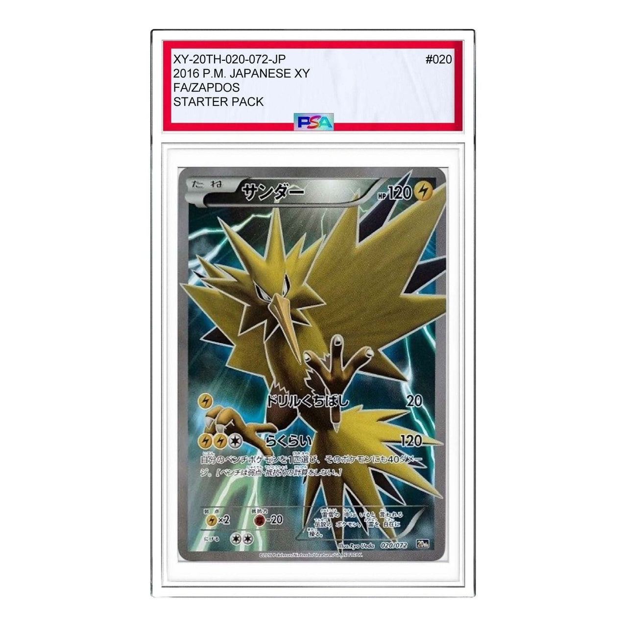 Pokemon Pokemon Card Game Starter Pack [XY-20th 020/072] 'Zapdos' XY-20TH-020-072-JP