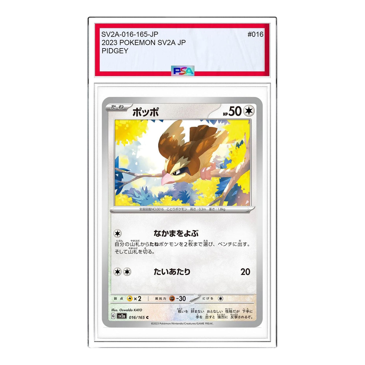 Pokemon Pokemon Card 151 [SV2a 016/165] 'Pidgey C' SV2A-016-165-JP