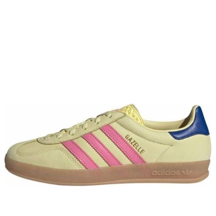 (WMNS) adidas Gazelle Indoor 'Powder Yellow Lucid Pink' JI2719