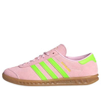 (WMNS) adidas Hamburg 'Clear Pink Solar Green' JS0683